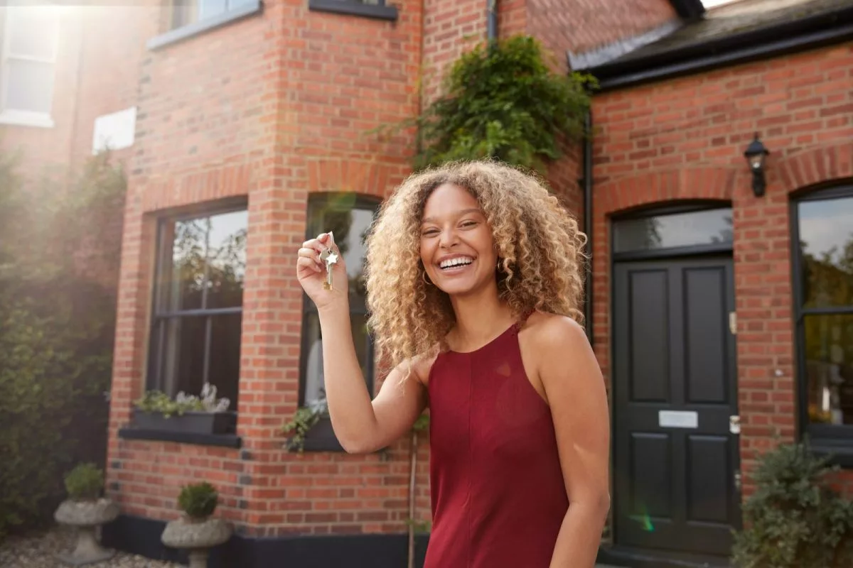 Menschen in ihrem neuen Zuhause