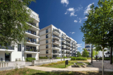 Innenhof - Helle und freundliche 3-Zimmerwohnung mit Balkon, Loggia und Einbauküche