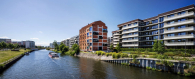 Umgebung im Sommer - 2-Zimmerwohnung mit Einbauküche und Loggia direkt am Spreekanal
