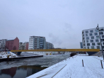 Winterliche Umgebung - Wunderschöne 4-Zimmerwohnung mit Panoramafenstern direkt am Spreekanal
