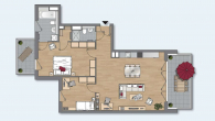 Wohnungsgrundriss - *Wohnen am Wasser – wunderschöne 3-Zimmerwohnung mit Blick auf den Spreekanal*
