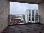 Loggia - Willkommen in der Europacity: 3-Zimmerwohnung mit 2 Balkonen und EBK